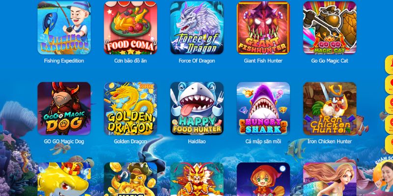 Điểm danh game bắn cá Kubet bom tấn